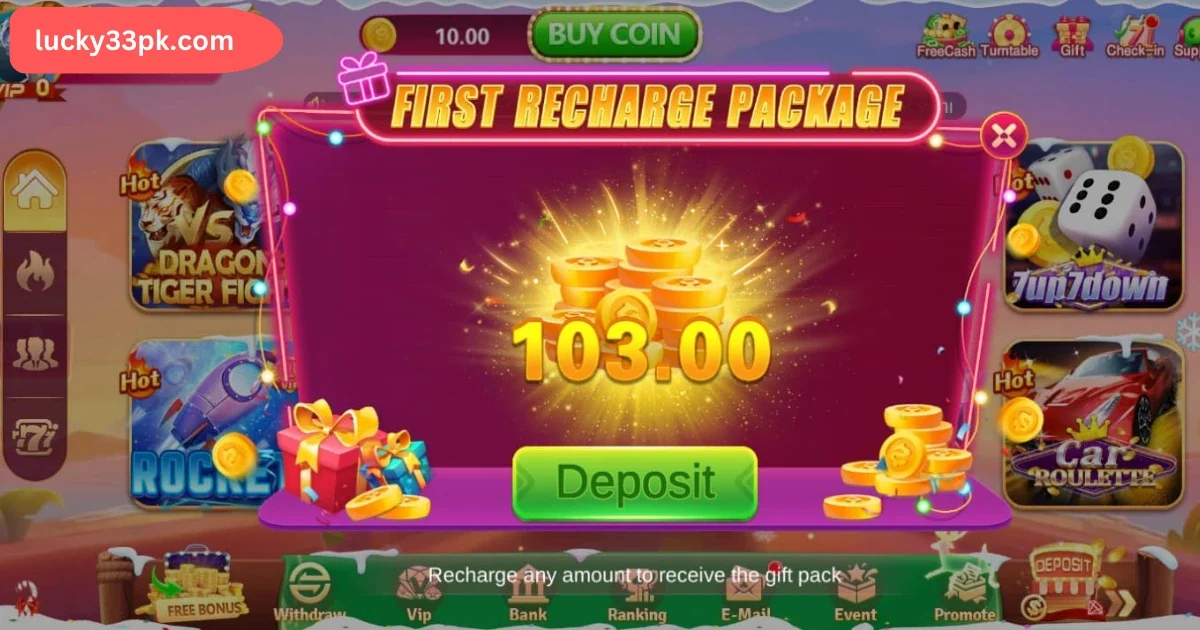 How to Deposit Money in Lucky 33 Game